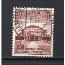 Germany - 1938 - 15pf Breslau Athletic Competition, Used