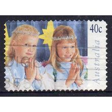 Australia 1997 Christmas - Angels 40c s/a Used