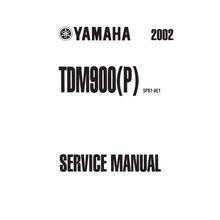 YAMAHA TDM900(P) SERVICE MANUAL 2002 MOTORCYCLE 475 PAGES IN ENGLISH