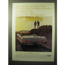 1964 Hertz Rent a Car Ad - Meet Me And We'll Go