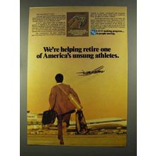 1972 Libbey-Owens-Ford Glass Ad - Unsung Athletes