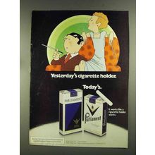 1972 Parliament Cigarettes Ad - Yesterday's Holder