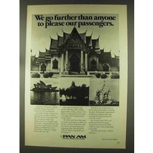 1977 Pan Am Airline Ad - Please Our Passengers