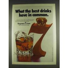 1978 Seagram's 7 Crown Whiskey Ad - Have in Common