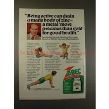 1980 Z-Bec Vitamins Ad with Dan Gable - NICE!!