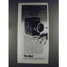 1980 Rollei Rolleiflex SLX Camera Ad - Most Advanced