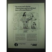 1987 Irving Trust Ad - You're Buying a Brownstone