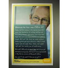 2001 Microsoft Office XP Software Ad - He Has