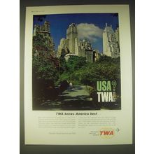 1962 TWA Airline Ad