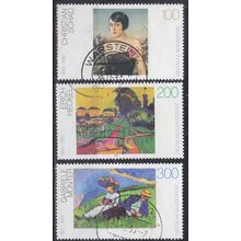 GERMANY BUND [1994] MiNr 1748-50 ( O/used ) Gemälde