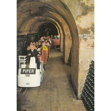 Champagne Piper Heidsieck Reims Train Postcard
