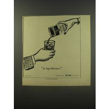 1956 McCall's Magazine Ad - Campbell's Beef Broth Bouillon Soup