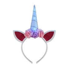 Light Up Color Change Unicorn Horn Flower Headband