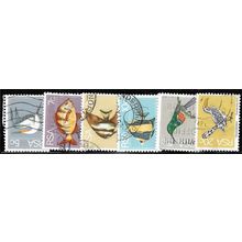 1974/1976 6 different values - fine used (o)