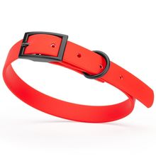Dog Pet Waterproof Collar - W5/8" x L12"-15" - Cherry Red