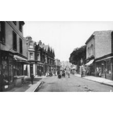 High Street Littlehampton Victorian Butchers Sussex Photo Postcard
