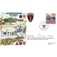 Operation Overlord The Armies WW2 Richard Todd Hand Signed FDC