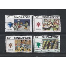 Singapore.International Year of the Child set of 4.Fine Used.Jun25