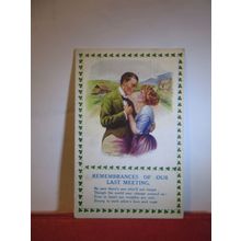MEMORIES used antique postcard, Regent Series.. 1917 pm =