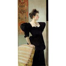 Portrait of a Lady-Klimt 1894 Poster Canvas Movie Film Print A0 A1 A2 A3 A4 A5 A