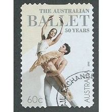 AUS 2012 60c ( S/A) '50TH ANN OF AUSTRALIAN BALLET' FINE USED (EBID36-711