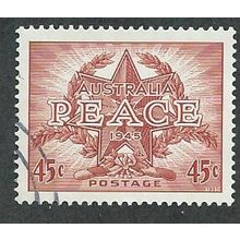 AUS 1995 45c '50TH ANN OF PEACE IN THE PACIFIC' FINE USED (EBID47-932)