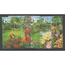 AUS 2000 SET 'GARDENS'(5v) FINE USED (EBID48-006)