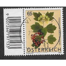 AUT 2007 65c 'FLORA DEFINITIVES ' FINE USED (EBID56-296)