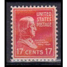 822 17c Andrew Johnson Very Fine MNH B0881