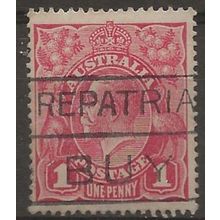 Australia 1914 SG21dc 1d Pale Carmine Good Used . .. .