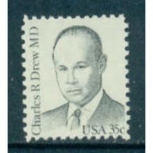 1865 35c Charles Drew Fine MNH Dry Gum MA0816