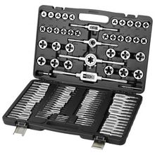 Tap and Die Set, 110-Piece Include Metric Size M2 to M18, Bearing Steel Taps...