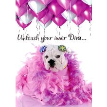 Unleash Your Inner Diva - Birthday Greeting Card - 760