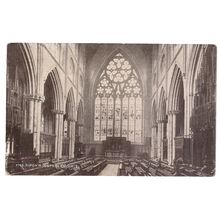 RIPON MINSTER.Choir E. unused. postcard photochrome co. ltd. Sepiatone series =