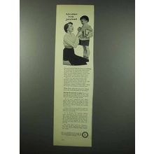 1954 U.S. Savings Bonds Ad - Under His Jacket