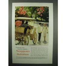 1961 Nassau and The Bahamas Tourism Ad - Delightful