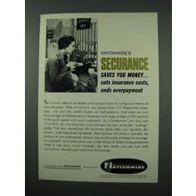 1961 Nationwide Insurance Ad - Saves You Money