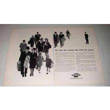 1962 United Air Lines Ad - Men and Women Who Built
