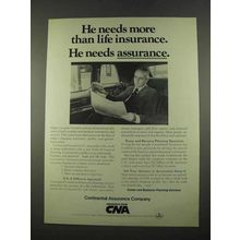 1975 CNA Continental Assurance Company Ad - Needs More
