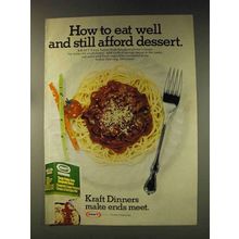 1976 Kraft Tangy Italian Style Spaghetti Dinner Ad
