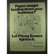 1978 Pitney Bowes Office Equipment Ad - Paper Weight