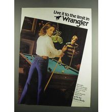 1984 Wrangler Jeans Ad - Live it to the Limit in Wrangler