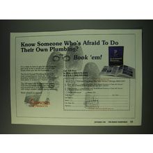 1988 Genova Products Ad - Know someone who's afraid to do their own plumbing?