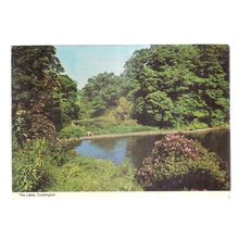 THE LAKES, COCKINGTON, Torquay, Devon used postcard 1981 postmark by Dennis =