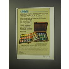 1990 HK Holbein Artist Oil Pastels Ad - America's finest