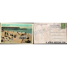 CT New London Postcard Bathing Ocean Beach ct_box4~1777