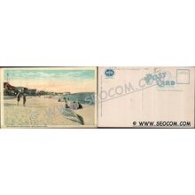 CT New London Postcard Bathing Beach Ocean Beach ct_box4~1771