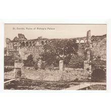 Ruins at Bishop's Palace St Davids Pembrokeshire Postcard 9248