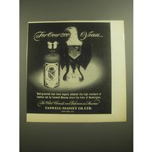 1958 Caswell-Massey Cologne Ad - For over 200 years