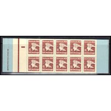 1948a Bk141 20c C Eagle Fine MNH DG 2 Pane/10 L00805